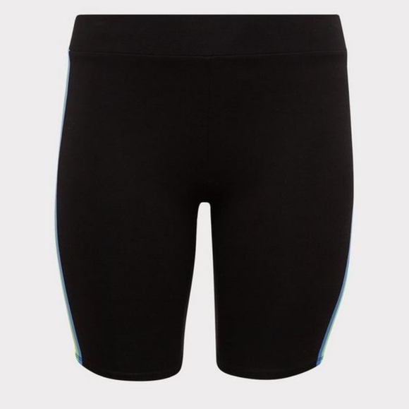 Torrid rainbow stripe bike shorts - Picture 3 of 3